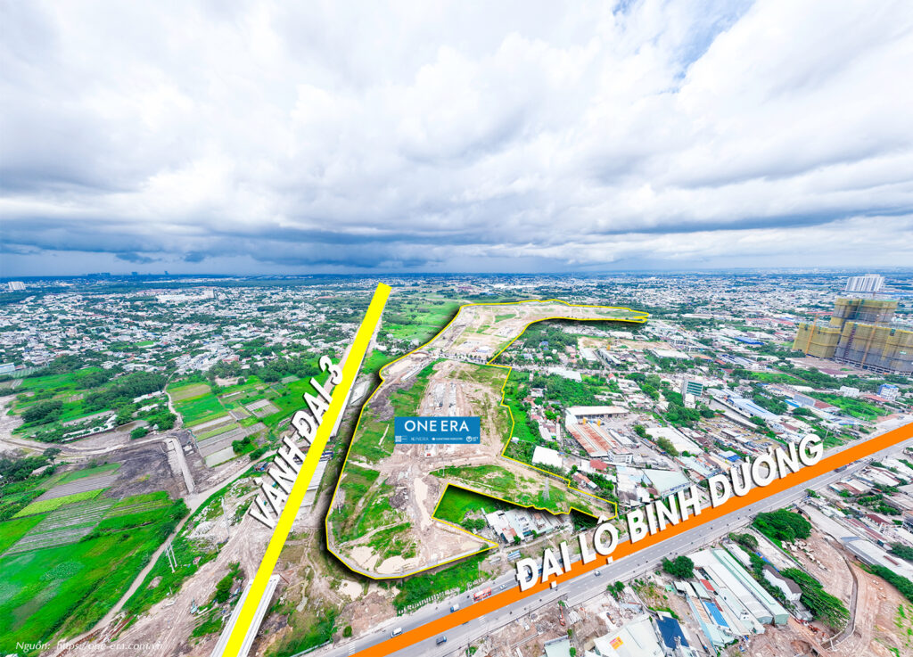 Hình 2: Tiến độ thi công thần tốc sau lễ khởi công dự án One Era