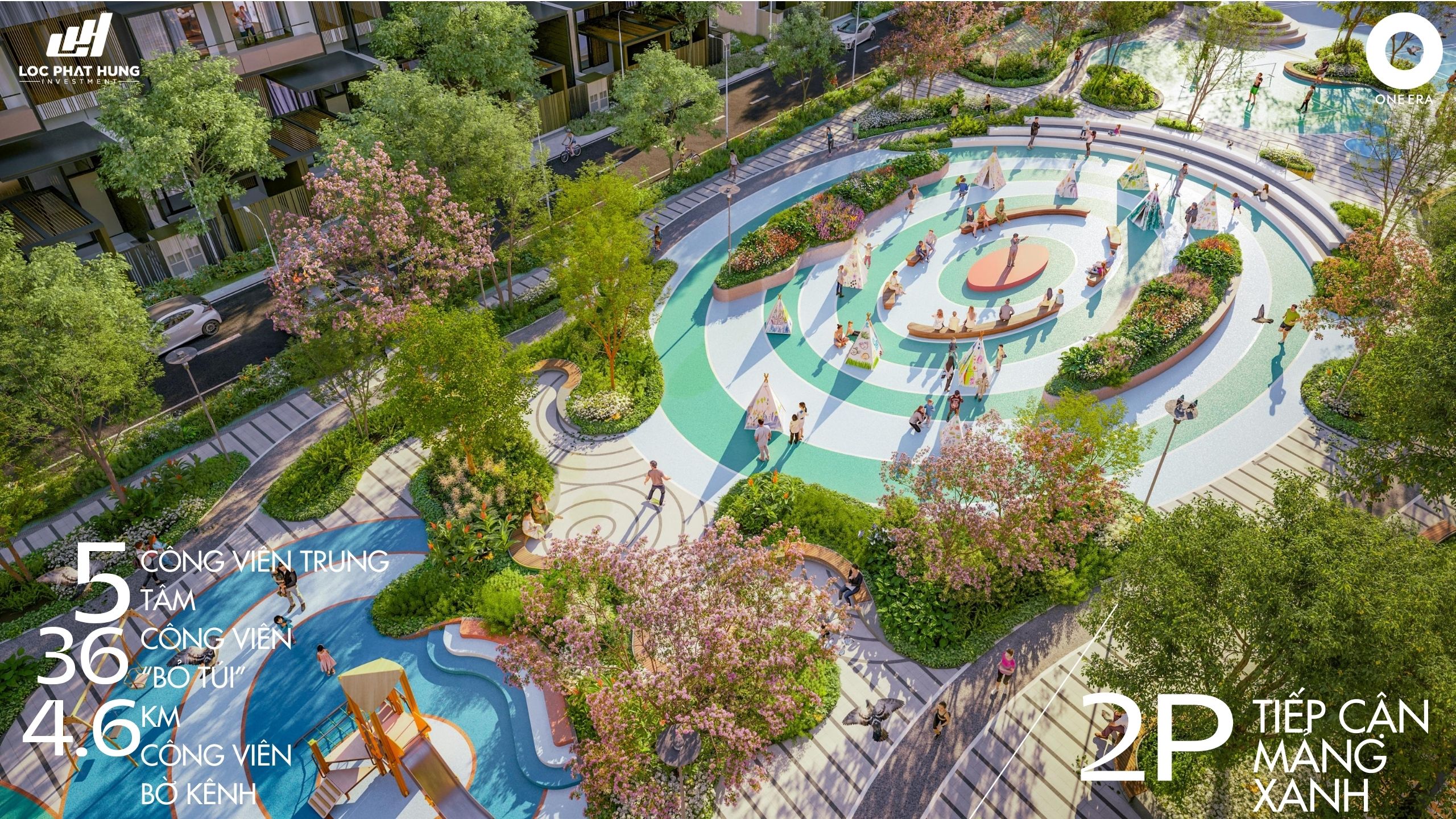 Công viên nội khu dự án One Era