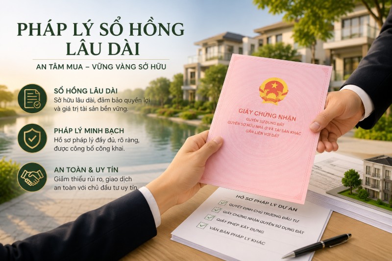 Pháy lý sổ hồng lâu dài ở Hoshi